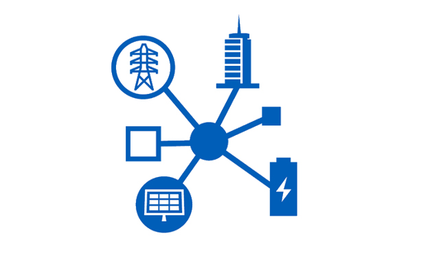 microgrids icon blue